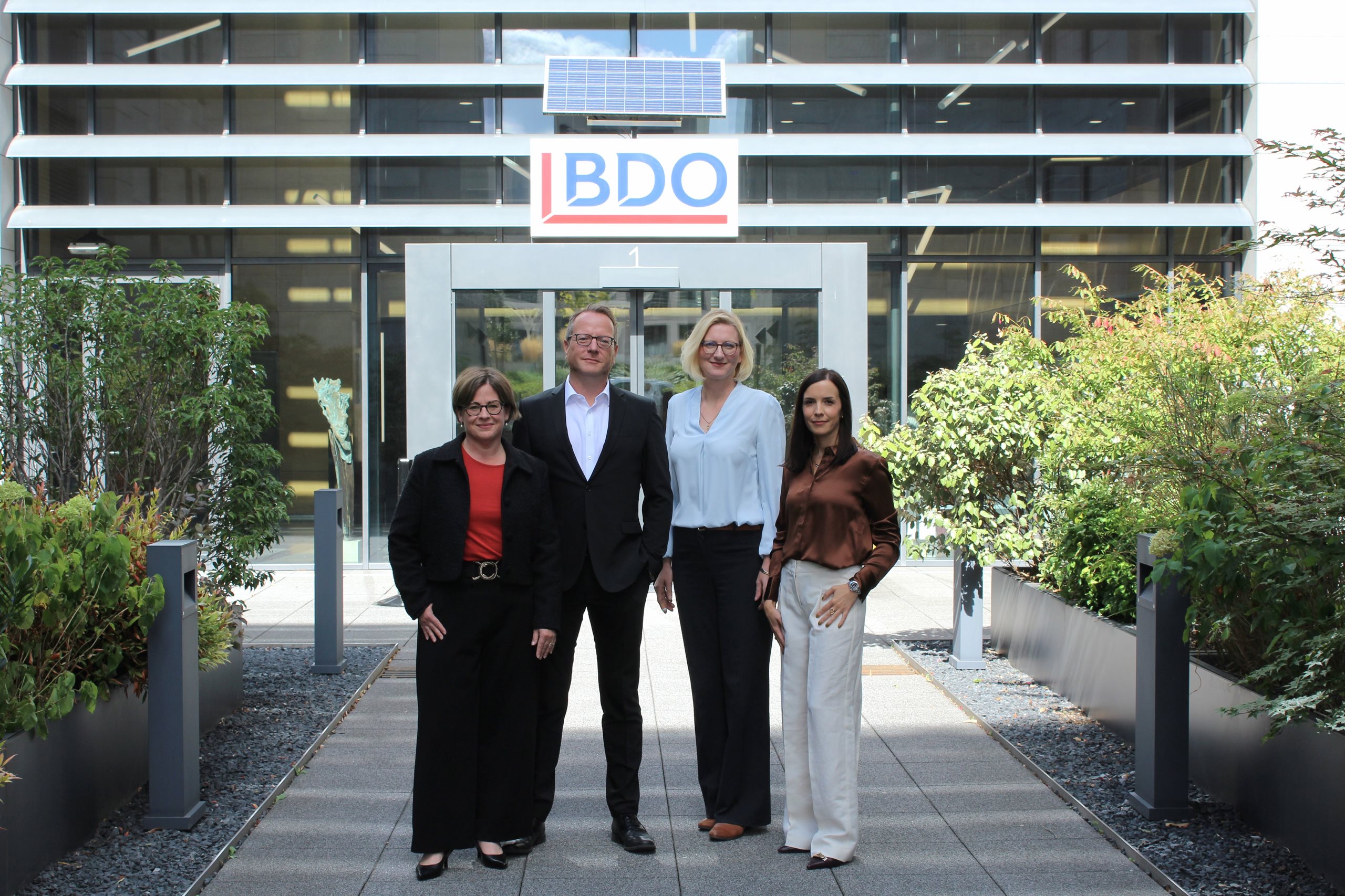 From left to right, Aline Brochard, Armin Weber, Claudia Schuppan, Stéphanie Meyer